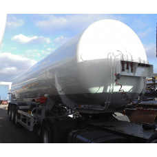 Semi-trailer for nitrogen, oxygen, argon